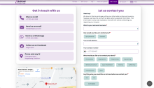 Contact page